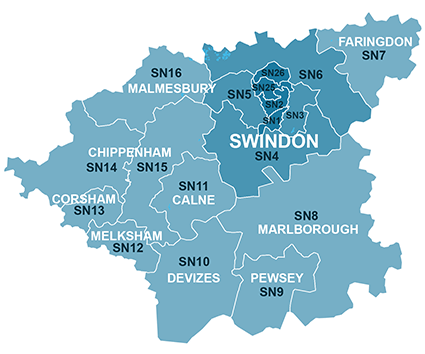 Swindon Map (House Sale Data)